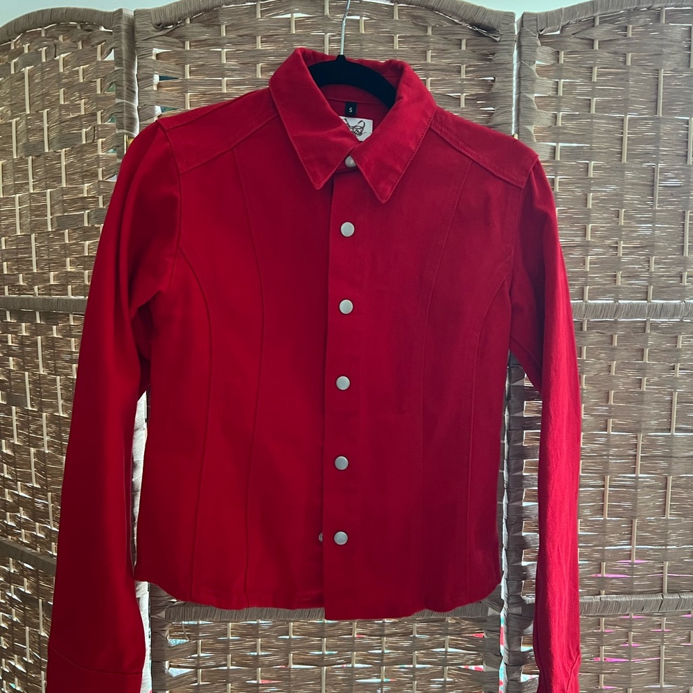 Paralia Swim Red Button Jacket